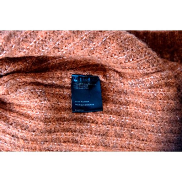 GOA Sweater Women's Size S/P Orange Fall Winter Sweater Halloween Cozy - Picture 5 of 6